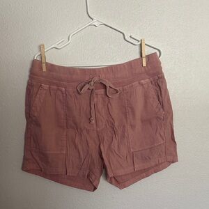 Kut from the Kloth Pink Drawstring Cargo Shorts